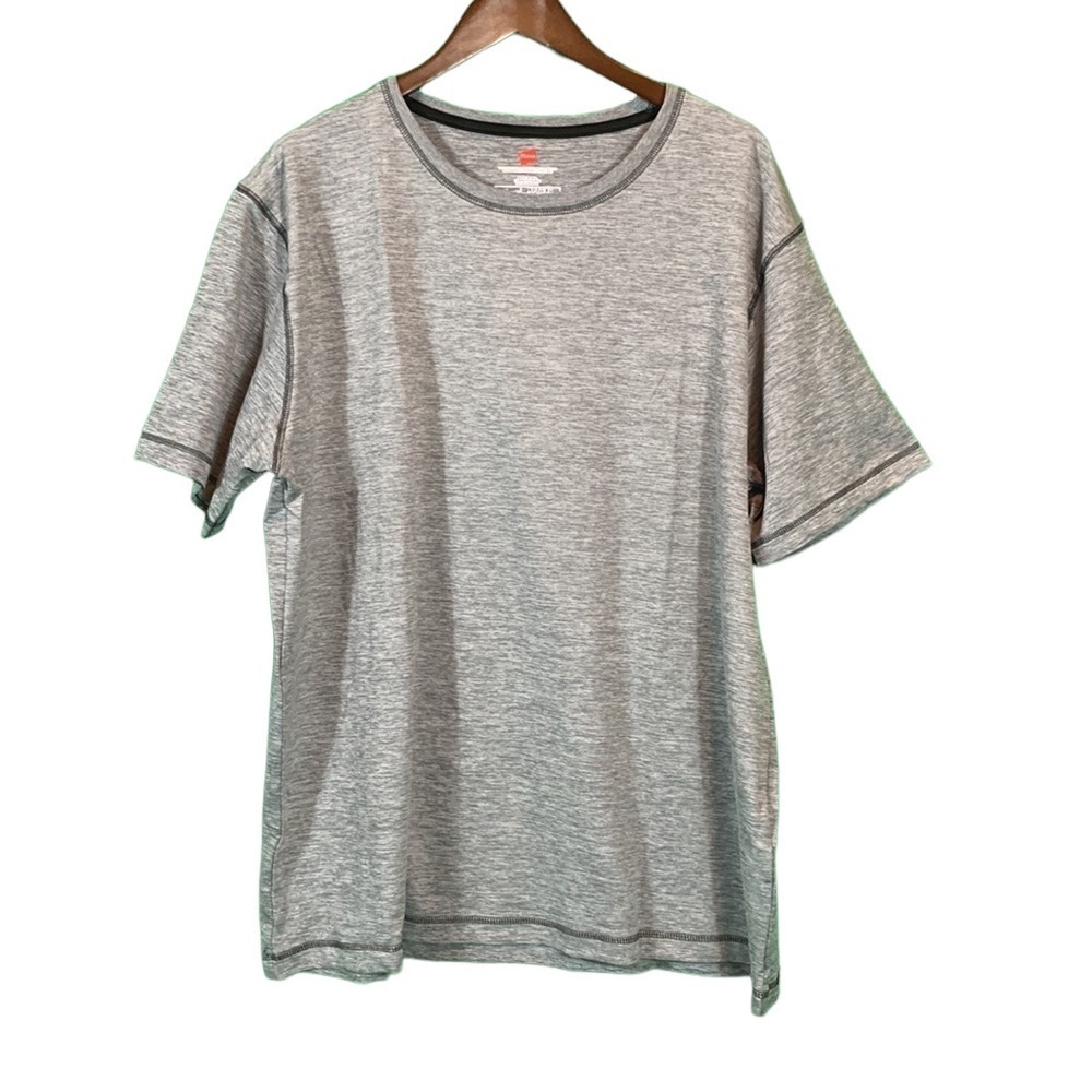 Hanes Men's Big & Tall X-Temp Stretch Jersey Lounge Set Light Grey - XL - Picture 3 of 8
